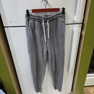 Forever 21 Faded Blue Elastic Joggers